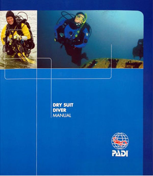 Padi Trockentauchen Dry Suit Diver Manual german new 