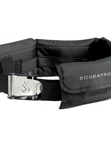 Scubapro Padded Pocket Weight Belt - Stainless Steel Buckle