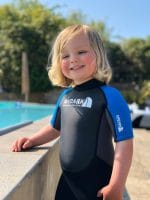 Andark Junior 3mm Blue Shortie Wetsuit