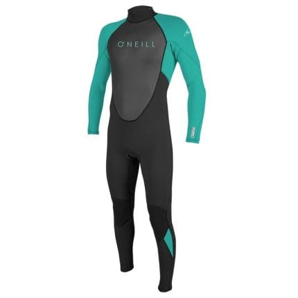 O'Neill Youth Reactor II 3/2mm Full Wetsuit Black/Aqua