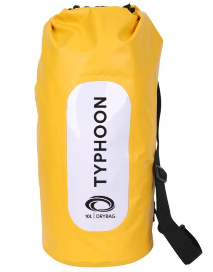 Typhoon Seaton Dry Roll Top Bag - Yellow/Black 10L
