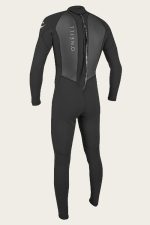 O'Neill Reactor II 3/2mm Back Zip Full Wetsuit Black - Image 3