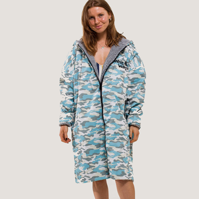 WHITE WATER PRO LIGHT BLUE CAMO WITH GREY LAMBSWOOL LINING