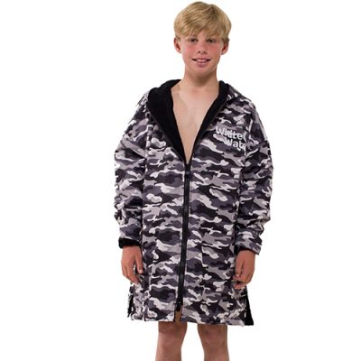 WHITE WATER PRO KIDS BLACK CAMO WITH BLACK COTTON TERRY LINING