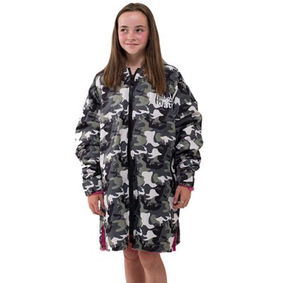 WHITE WATER PRO KIDS GREEN CAMO WITH PINK LAMBSWOOL LINING