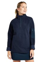 Dubarry Monaco Unisex Quarter-Zip Fleece - Navy - Image 6