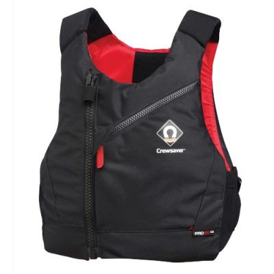 Crewsaver Junior Pro 50N Centre Zip Buoyancy Aid - Black/Red