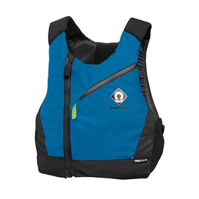 Crewsaver Junior Pro 50N Centre Zip Buoyancy Aid - Blue/Lime