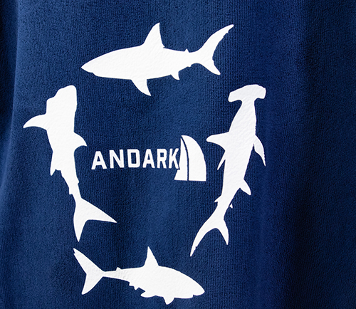 Andark Swim Shark Towelling Robe