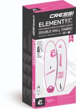 Cressi Element 9'2" SUP Bundle White/Pink - Image 4
