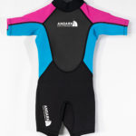 Andark Junior 3mm Pink Shortie Wetsuit
