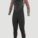 O'Neill Girls Epic 5/4 Back Zip Wetsuit Twiggy/Tea Rose