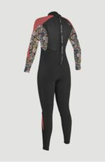 O'Neill Girls Epic 5/4 Back Zip Wetsuit Twiggy/Tea Rose - Image 2
