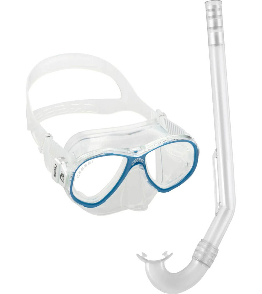 Cressi Minidry - Tuba De Snorkeling Pour Enfants Et Jeunes, Anti-Éclaboussures Avec Soupape Automatique