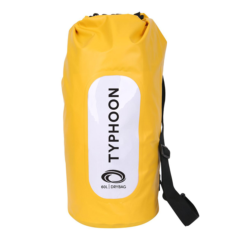 Typhoon Seaton Dry Roll Top Bag - Yellow/Black 60L