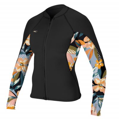 O'Neill Womens Bahia 1.5mm Full Zip Neoprene Jacket
