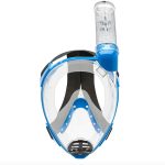 Cressi Baron Full Face Mask S/M Clear/Blue
