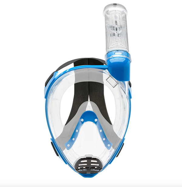 Cressi Baron Full Face Mask S/M Clear/Blue