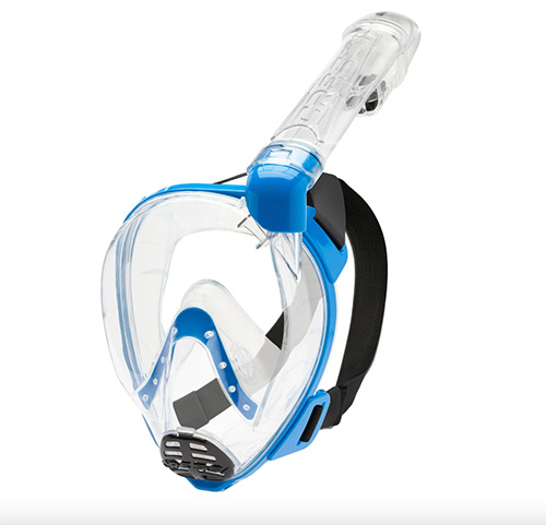 Cressi Baron Full Face Mask S/M Clear/Blue