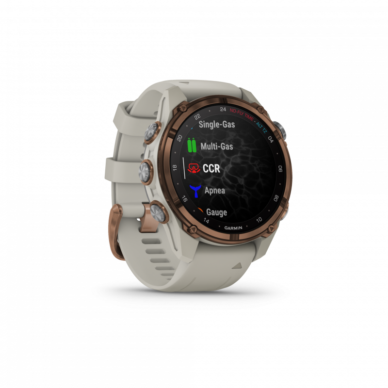 MK3i Descent Bronze PVD Titanium with French Gray Silicone Band