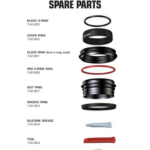 Waterproof Ultima Glove Ring (Inc. Red O-Ring)