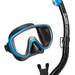 TUSA SPORT UC1625 Mask and Snorkel Set ADULT Black