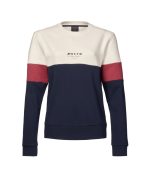 Musto Marina Tri Colour Sweat - Navy/Antique Sail White
