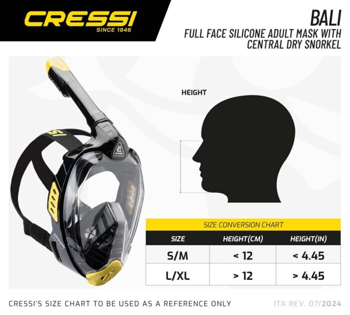 Cressi Bali Full Face Mask - Image 2