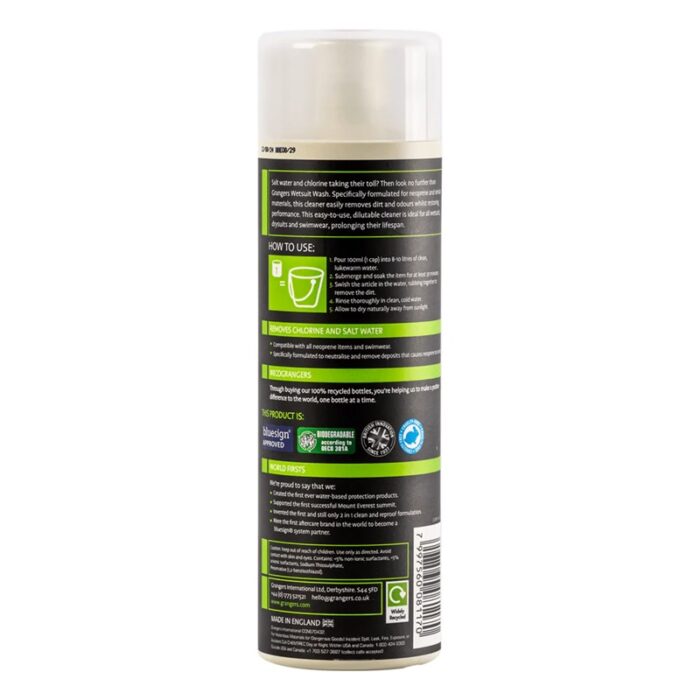 Grangers Wetsuit Wash 500ml - Image 3