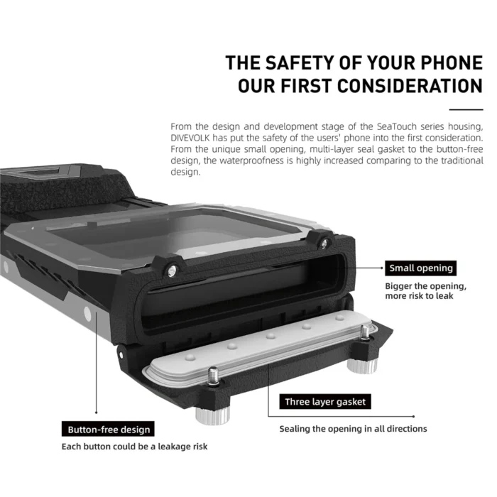DIVEVOLK SeaTouch 4 Max Underwater Smartphone Housing - Image 4