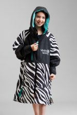 White Water Zebra Print Hard Shell Robe - Image 4