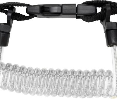 Cressi Coiled Lanyard with Clip Snaps
