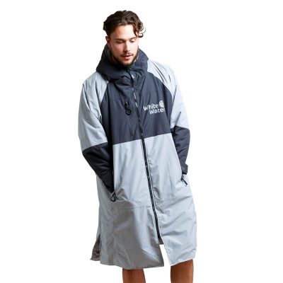 White Water Hard Shell Robe – Grey/Black