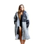White Water Hard Shell Robe – Grey/Black - Image 3