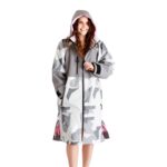 White Water Hard Shell Robe - Arctic Camo/Pink Lining - Image 2