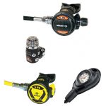 BEUCHAT VR400 REGULATOR & VR OCTO SET WITH SUUNTO SM36 GAUGE