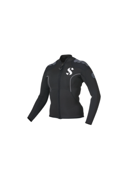 SCUBAPRO EVERFLEX YULEX® 3MM LONG SLEEVE TOP, WOMAN