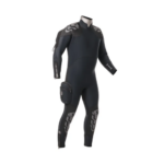 SCUBAPRO NOVASCOTIA 7.5MM SEMI-DRY STEAMER, ALL BLACK