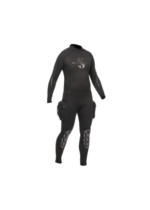 ONEFLEX 3MM STEAMERS, ALL BLACK