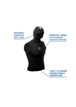 SCUBAPRO EVERFLEX YULEX® 2MM HOODED VEST - Image 5