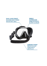 SCUBAPRO SYNERGY 2 TRUFIT DIVE MASK WITH COMFORT STRAP - Image 5