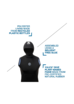 EVERFLEX YULEX® 5/3MM HOODED VEST, MEN - Image 6