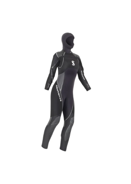 SCUBAPRO DEFINITION 7MM HOODED WITH FRONT ZIP, WOMEN