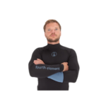 Men's Classic Fit L/S Hydro-T - Black/Ocean Blue