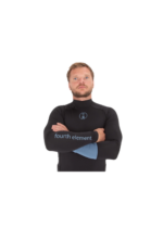 Men's Classic Fit L/S Hydro-T - Black/Ocean Blue
