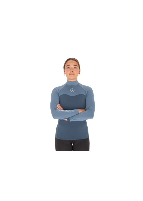 1 Women's Classic Fit L/S Hydro-T - Deep/Ocean Blue - Image 1