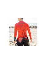 Men's Classic Fit L/S Hydro-T - Lava/Deep Blue - Image 3
