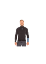 Men's Classic Fit L/S Hydro-T - Black/Ocean Blue - Image 3
