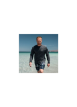 Men’s Loose Fit L/S Hydro-T - Graphite - Image 3