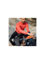Men's Classic Fit L/S Hydro-T - Lava/Deep Blue - Image 4